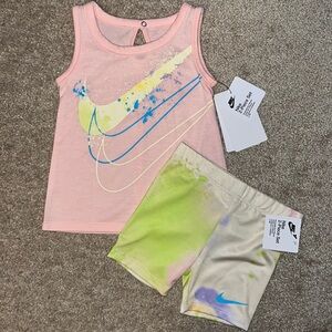 NWT Nike tie dye 2 piece set size 2t